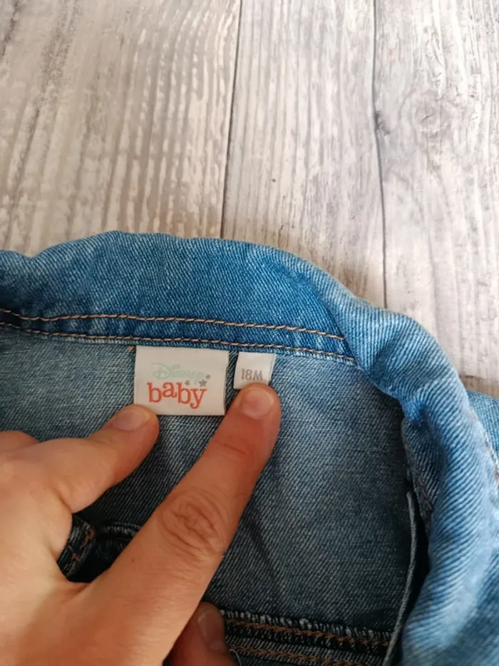 Veste en jean disney - photo numéro 4