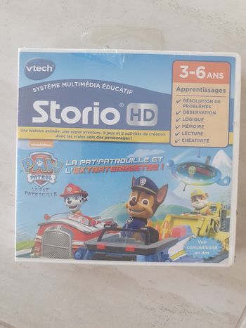 Jeu console Paw Patrol Storio HD VTech