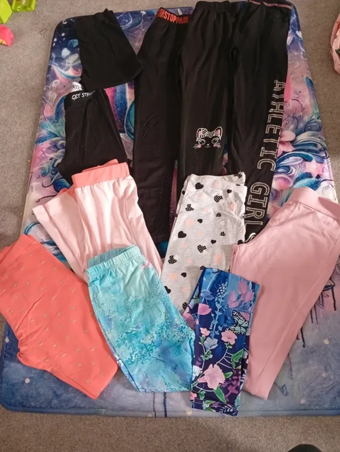 Lot de 10 leggins/treggins
