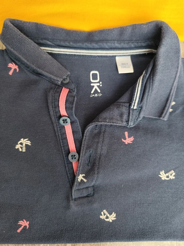 🐦 Magnifique polo manches courtes palmier 🤟 - photo numéro 2