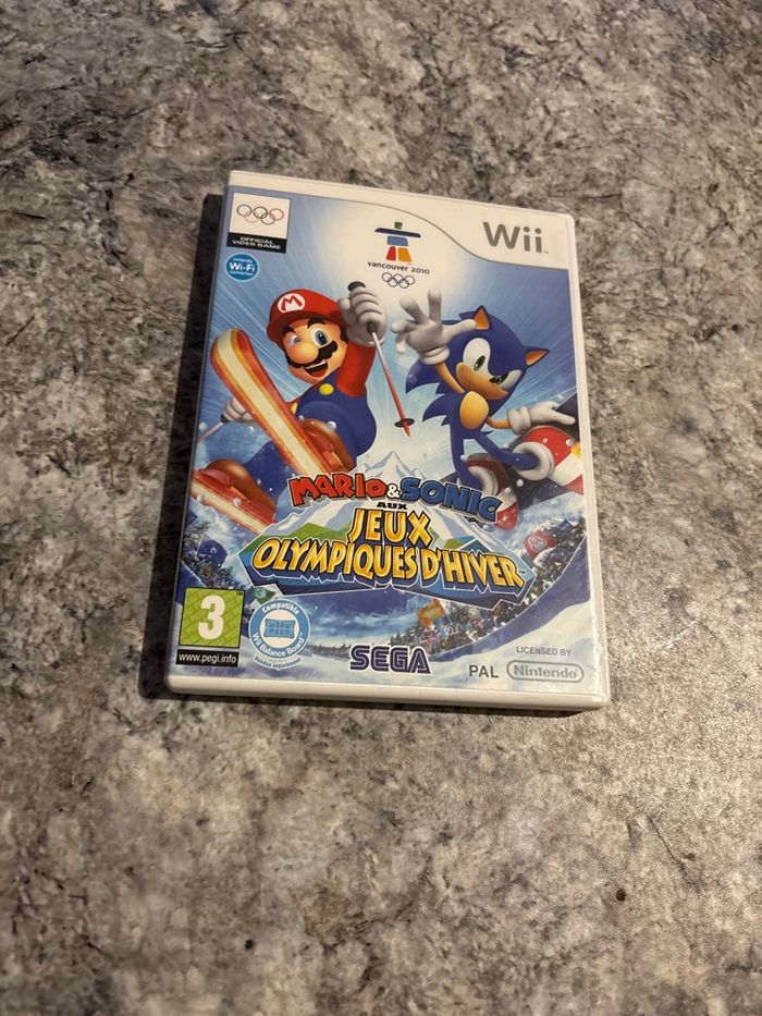 Mario sonic aux jeux olympiques d’hiver Wii