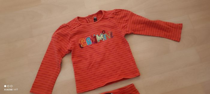 Ensemble T-shirt + legging fille taille 2 ans - photo numéro 2