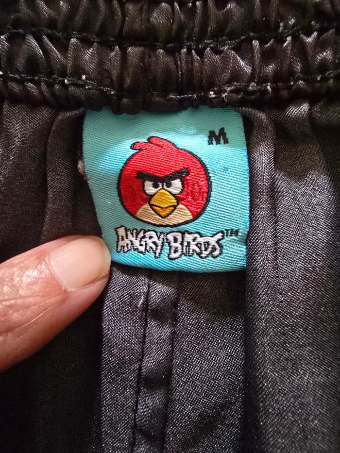 Short satiné 🍒vintage Angry Birds🍒taille M - photo numéro 4