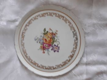 Faby27800 Plat à gâteau ou autre en porcelaine de luxe de la Compagnie Nationale