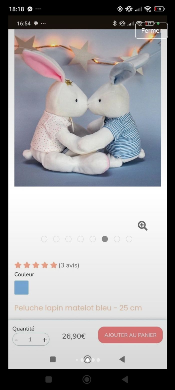 Doudou lapin - photo numéro 2