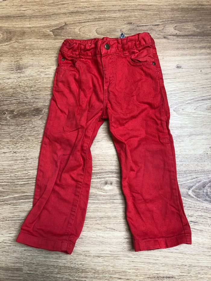 Pantalon rouge 18M