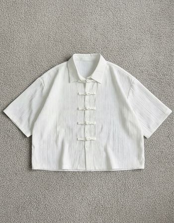 Chemise blanche oversize Japan style |Taille M