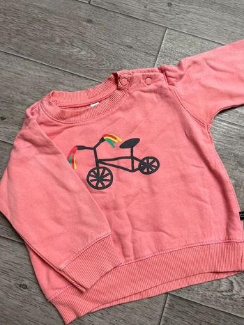 Pull corail 12 mois Zeeman motif vélo