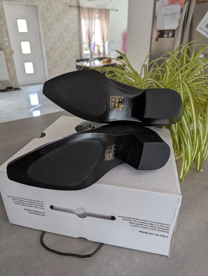 Santiags noires Aldo – Taille 37 – Neuves avec étiquette - photo numéro 6