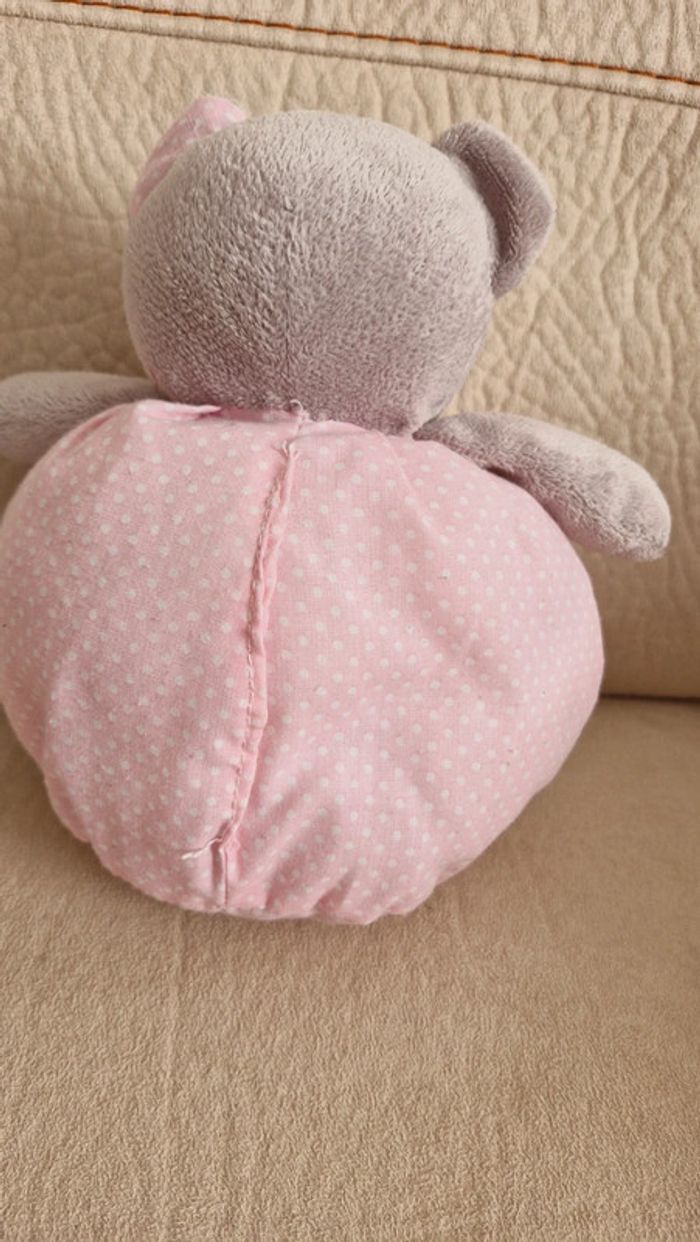 Ourson boule rose musti - photo numéro 2