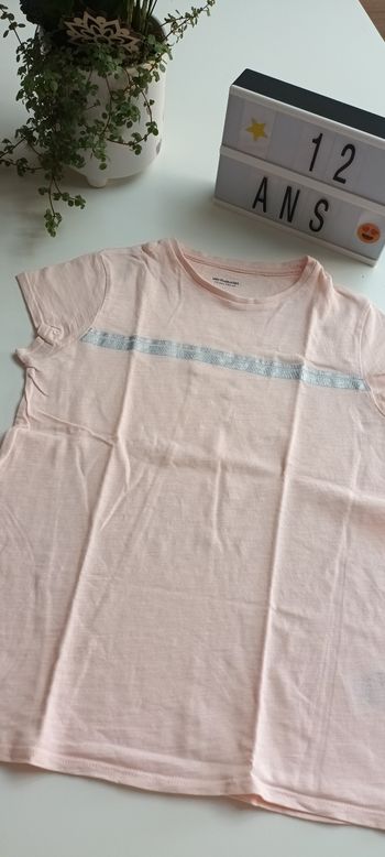T-shirt rose clair