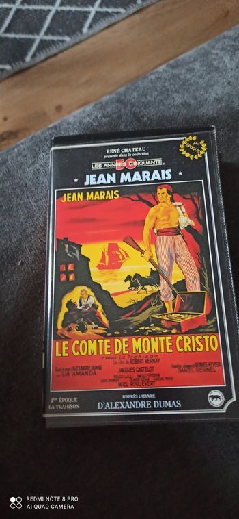 Cassette video le Comte de Monte cristo