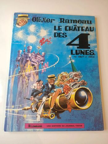 BD le château des 4 lunes (olivier rameau / édition le Lombard un histoire journal de tintin)