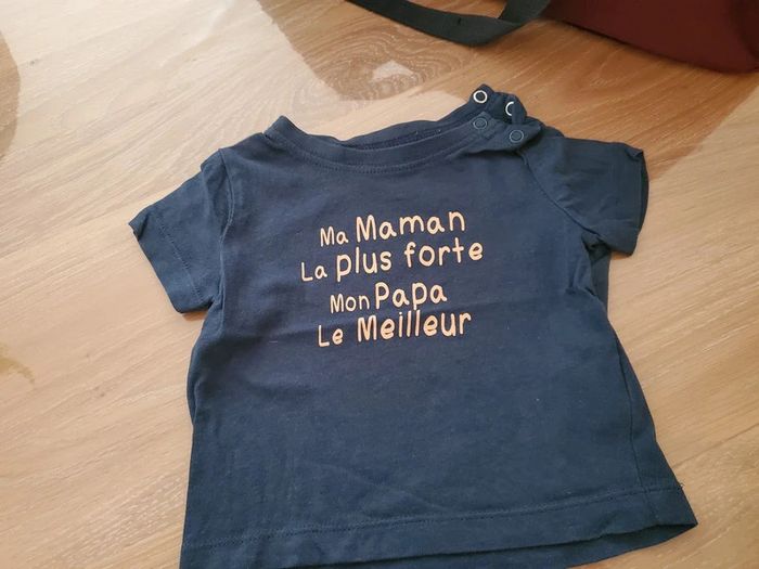 Tee shirt bebe 9 mois Mots d'enfants