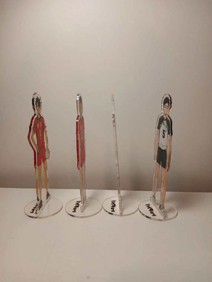 Lot 4 figurines debout acrylique Haikyuu - photo numéro 5