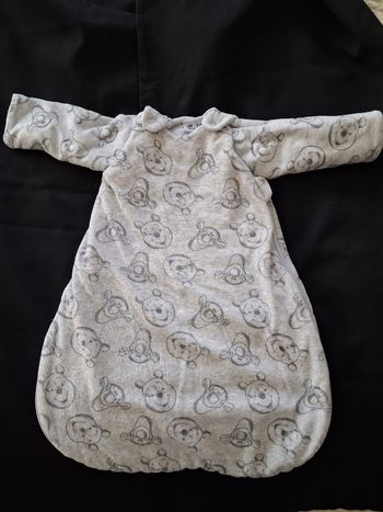 Gigoteuse manches amovibles - Winnie l'ourson grise 0-6 mois comme neuve - Marque Disney baby