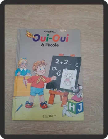 Livre oui oui à l'école