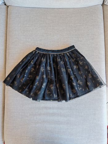 Jupe noire et dorée Vertbaudet 6 ans
