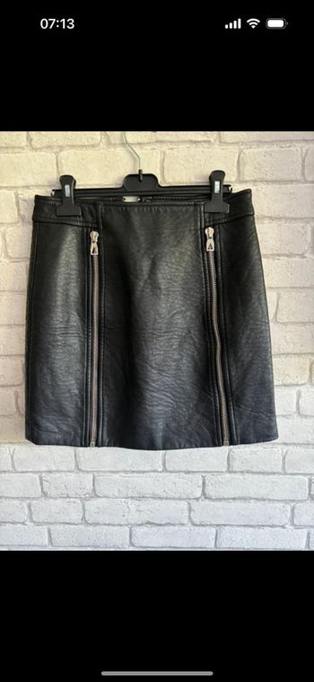 Jupe simili cuir eleven paris taille L