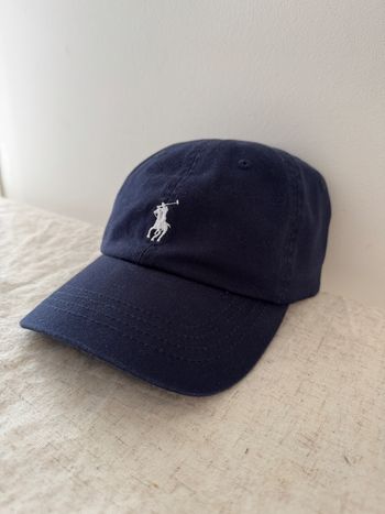 Casquette Ralph Lauren bleue foncée neuve 