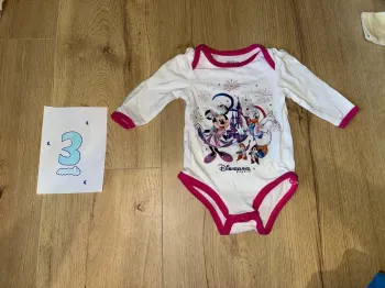 Body manches longues Disney 3 mois