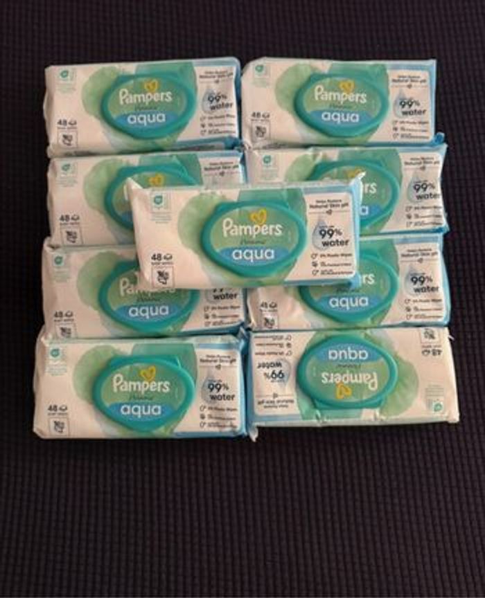 Lingettes Pampers Harmonie Aqua