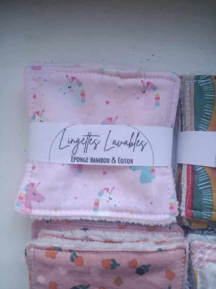 Lot de lingettes lavables - photo numéro 6