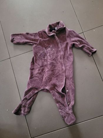 Pyjama velours sergent major 6 mois