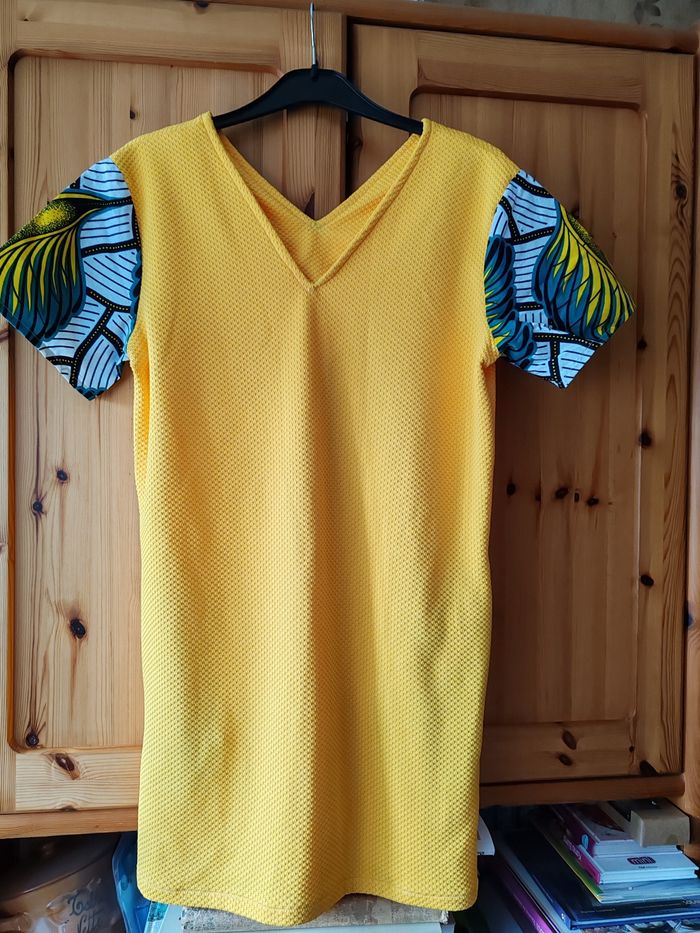 Robe bi matière mc
