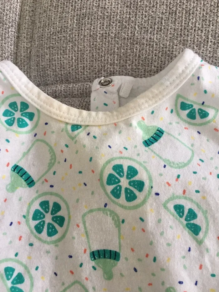 Pyjama été coton léger 6 mois TQF Collection - photo numéro 3