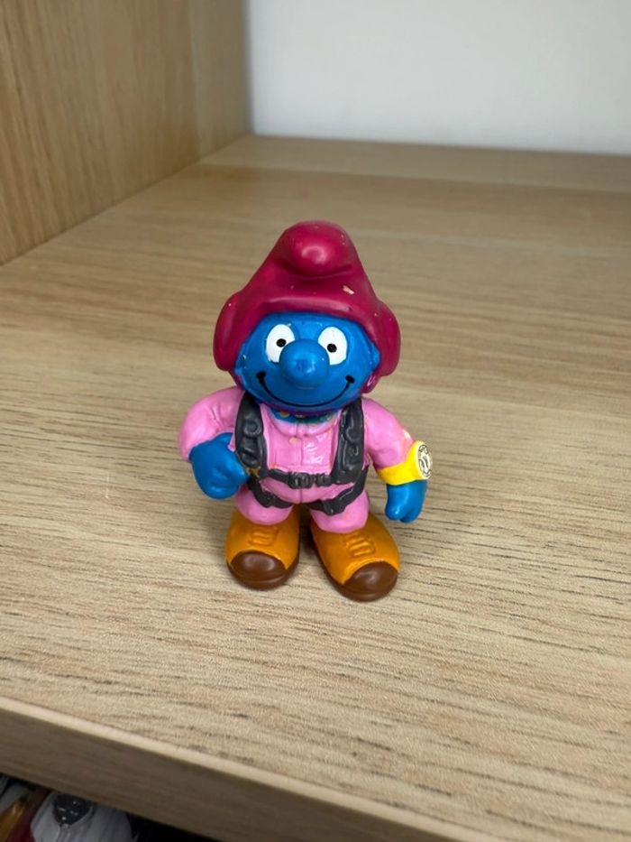 Schtroumpfs parachutiste schleich