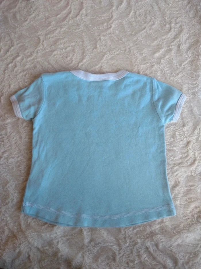 Lot de 2 tee shirt chemise manches courtes Fille 12 mois Levi Strauss signature 100% coton - photo numéro 17