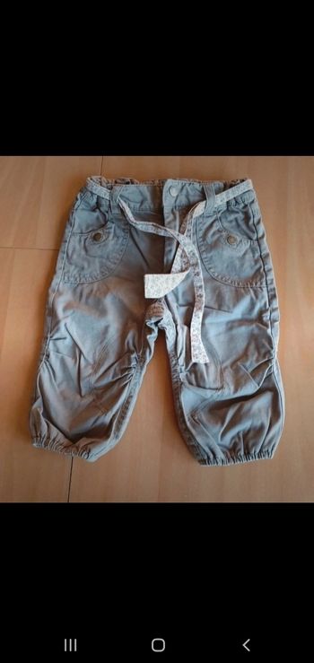 Pantalon fille 6/9 mois