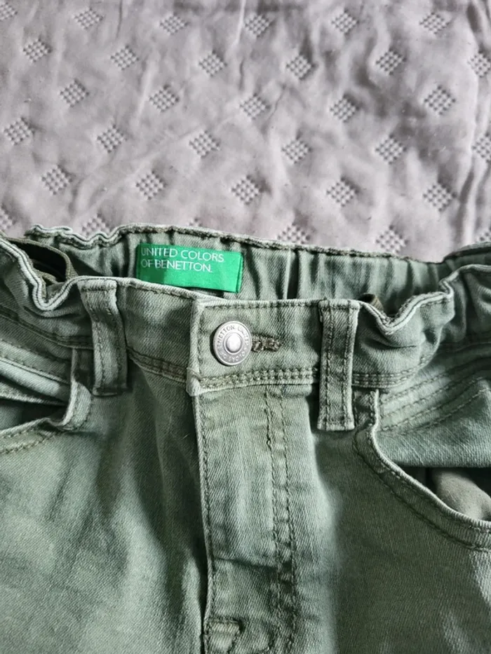 Bermuda en jean benetton 10 ans