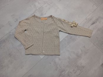 Gilet doré fille 3 ans