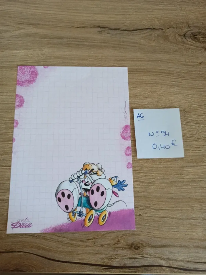Feuille Diddl A6 94 0,40€
