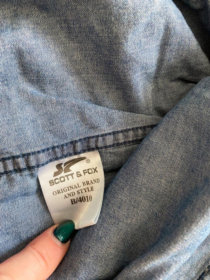 Chemise en jean Scott and fox - photo numéro 5