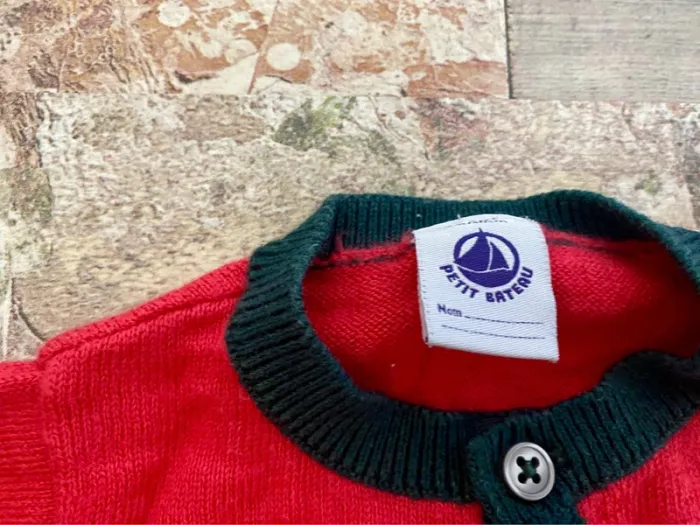 Gilet petit bateau 3 mois - photo numéro 2