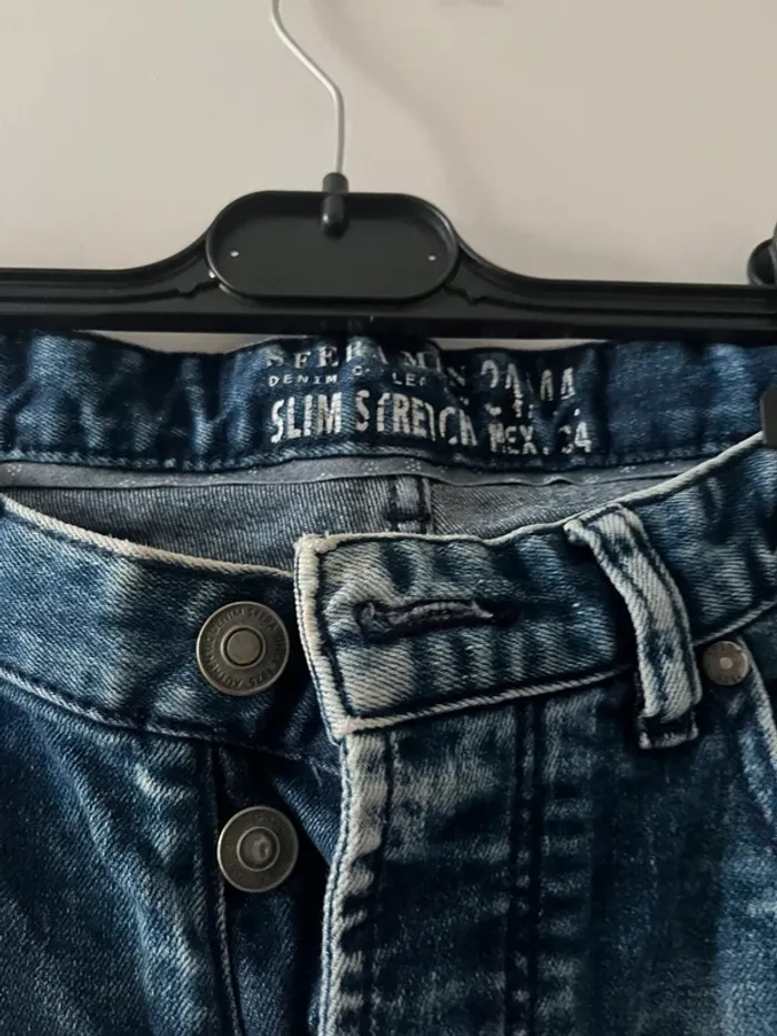 Lot de 2 jeans homme W34 L34 – Pull&Bear et Sfera effet usé - photo numéro 7