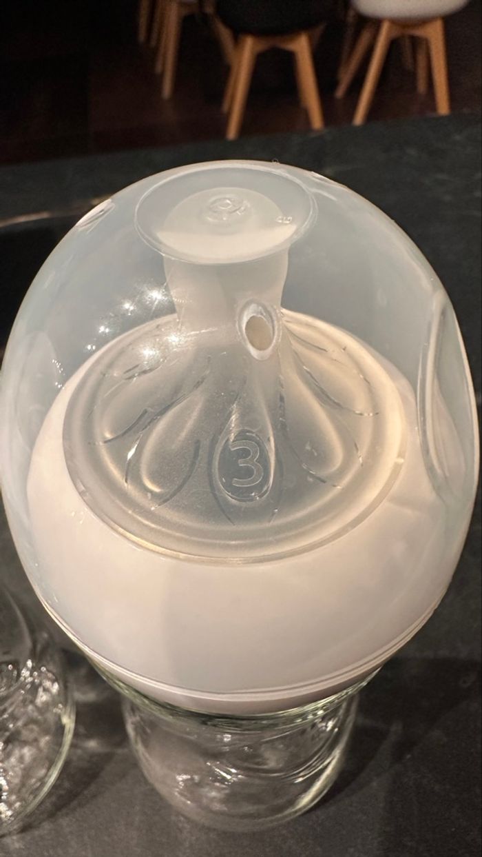 Lot 5 biberons neufs Phillips Avent en verre + 2 offerts - photo numéro 7