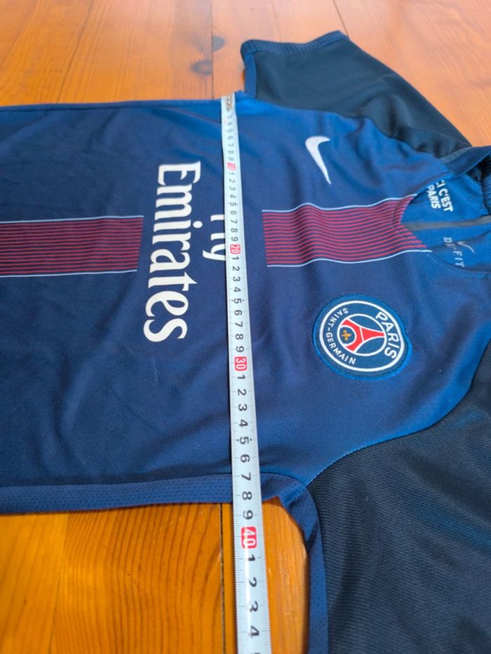 Maillot de foot du PSG - 2016 - Nike - Marine/rouge - Taille S (24) enfant - photo numéro 9