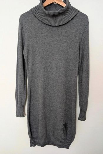 Robe pull à col 
