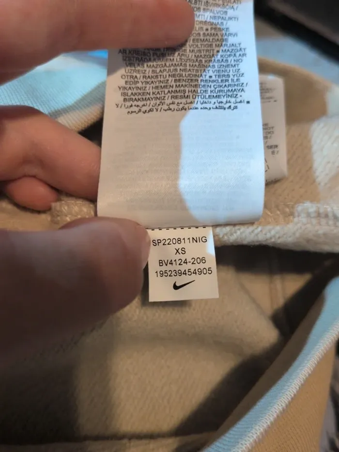 Sweat à capuche Nike – Beige – Taille XS - photo numéro 7