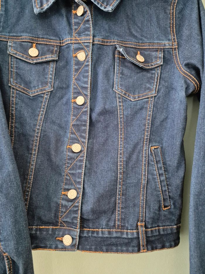 Veste en jean bleu marine, femme taille 38, Pimkie - photo numéro 5