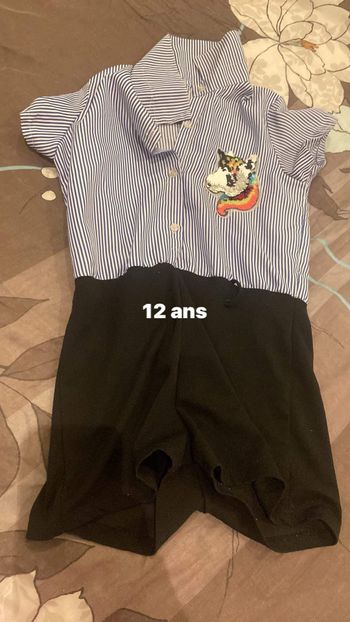 Combi short en 12 ans