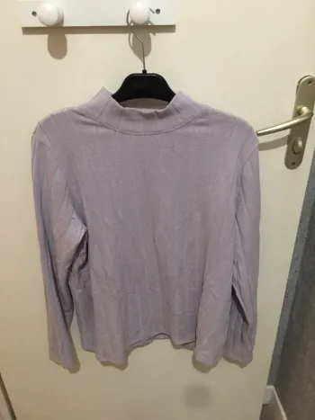 pull col roulé