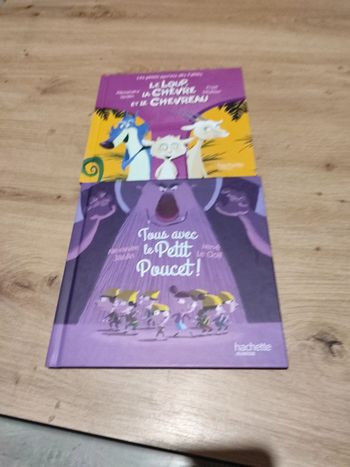 Le loup, la chèvre et le chevreau / tous avec le petit Poucet