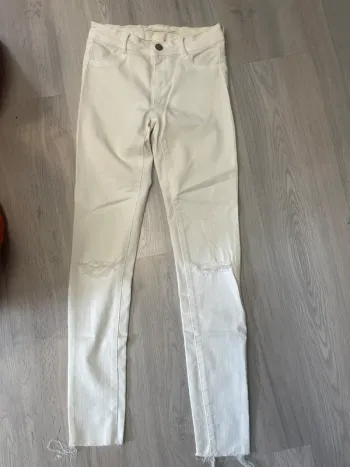 Pantalon blanc Zara