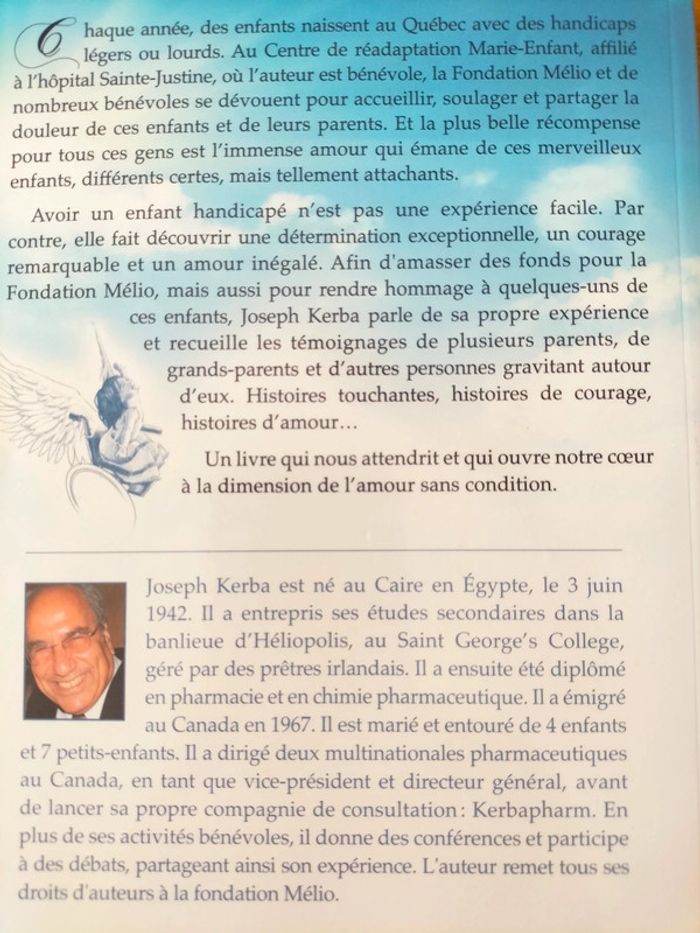 Anges terrestres nos enfants handicapés par Joseph Kerba - photo numéro 2