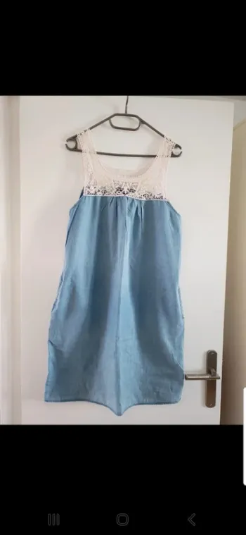 Robe d'été bleu